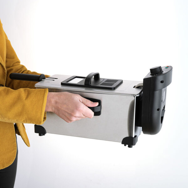 Fritteuse Dcook Gallery Silberfarben 2000 W 3 L 4 Stück – Bild 6