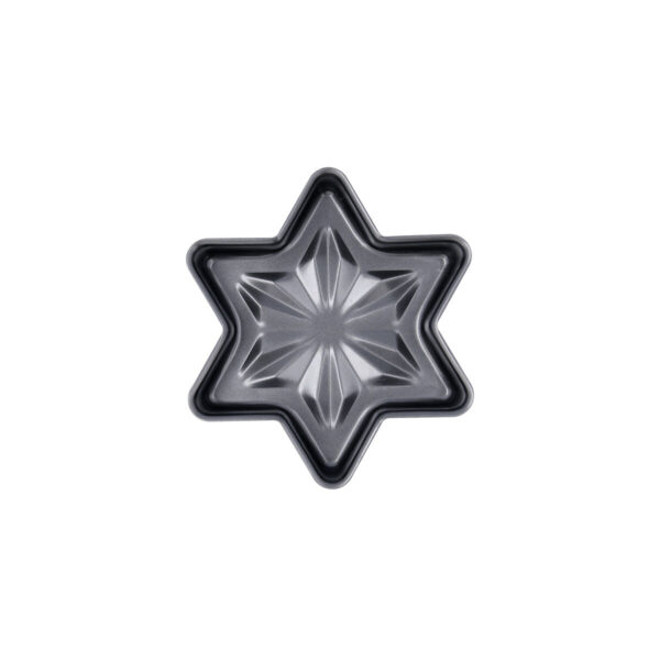 Gebäckbackform Quid Sweet Grey Grau Metall 21 x 5 cm (12 Stück) – Bild 7