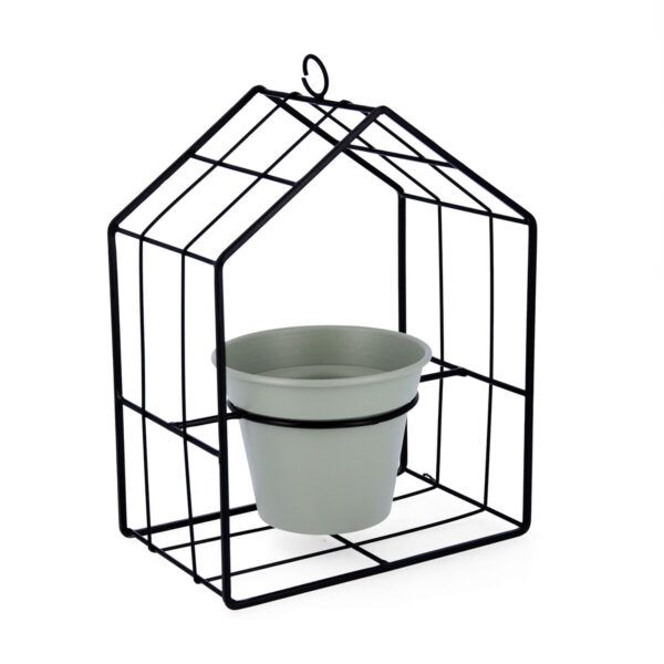 Blumentopf mit Ständer Vinthera Moa grün Metall 20 x 13 x 27 cm (6 Stück) – Bild 7