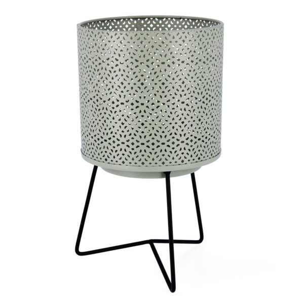 Blumentopf mit Ständer Vinthera Moa grün Metall 17 x 17 x 29,5 cm (6 Stück) – Bild 5