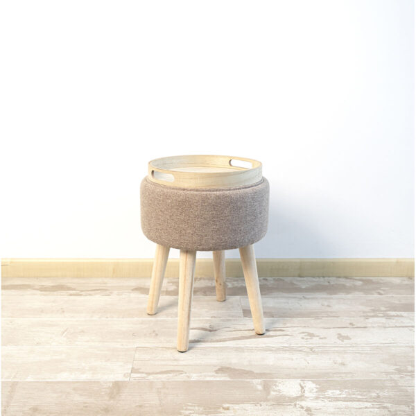 Hocker mit Stauraum Vinthera Moa Holz 34 x 34 x 45 cm (2 Stück) – Bild 2