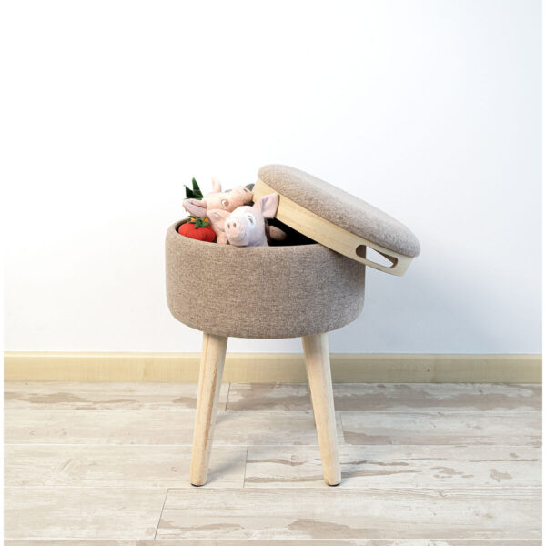 Hocker mit Stauraum Vinthera Moa Holz 34 x 34 x 45 cm (2 Stück) – Bild 3