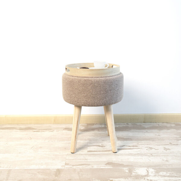 Hocker mit Stauraum Vinthera Moa Holz 34 x 34 x 45 cm (2 Stück) – Bild 4