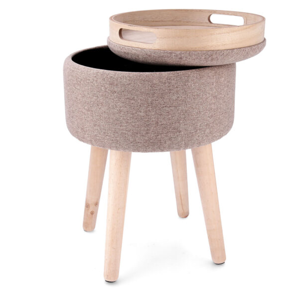Hocker mit Stauraum Vinthera Moa Holz 34 x 34 x 45 cm (2 Stück) – Bild 7
