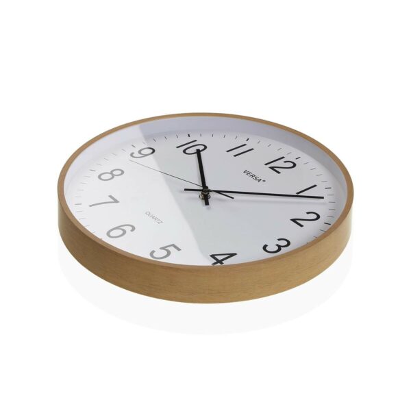 Wanduhr Versa Kunststoff Quarz Holz MDF 5 x 35 x 35 cm – Bild 2