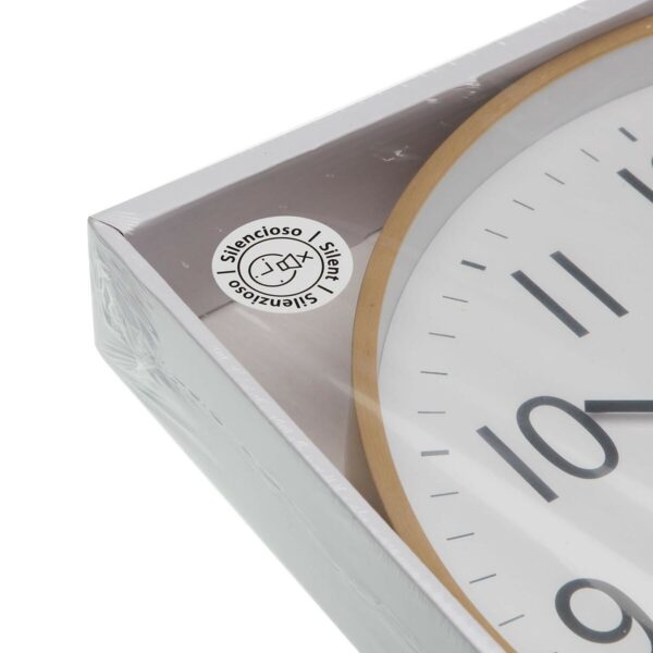 Wanduhr Versa Kunststoff Quarz Holz MDF 5 x 35 x 35 cm – Bild 4