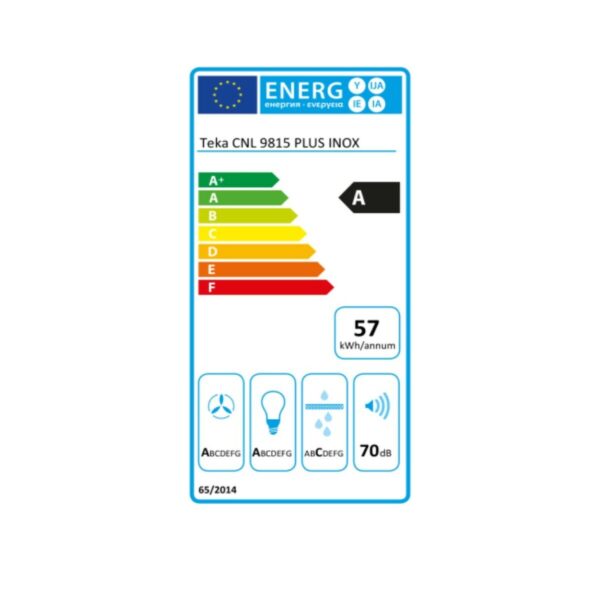 Konventioneller Rauchfang Teka CNL9815 PLUS 90 cm 730 m3/h 65 dB 277W Grau Silberfarben Stahl A – Bild 3