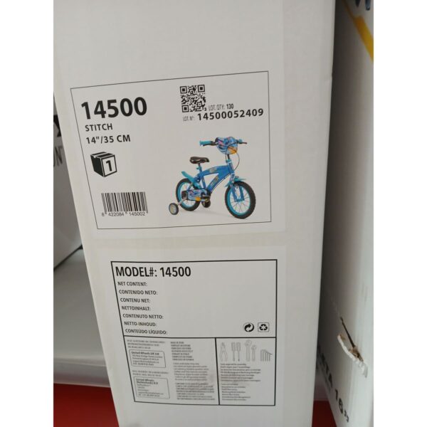 Kinderfahrrad Toimsa Stitch Blau 14" – Bild 2