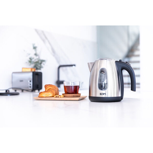 Wasserkocher EDM 07656 Kettle Schwarz Edelstahl 2200 W 1,7 L – Bild 6