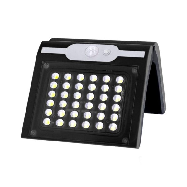 Wandleuchte EDM 31847 Schwarz 2 W 220 lm Bewegungsmelder Solar (6500 K) – Bild 4
