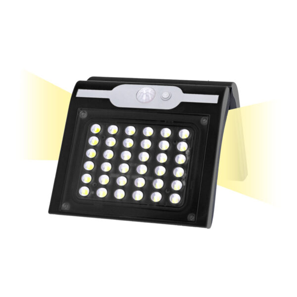 Wandleuchte EDM 31847 Schwarz 2 W 220 lm Bewegungsmelder Solar (6500 K) – Bild 5