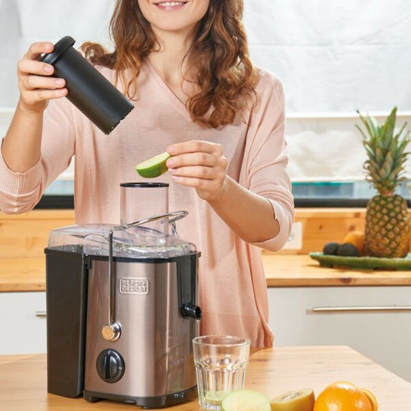 Entsafter Black & Decker 1,2 L 600 W Schwarz Grau – Bild 5