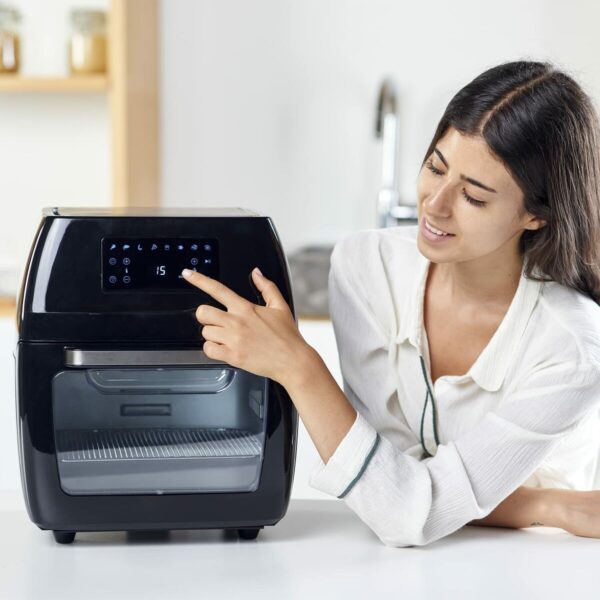 Heißluftfritteuse Black & Decker BXAFO1200E Schwarz 1700 W 12 L – Bild 7