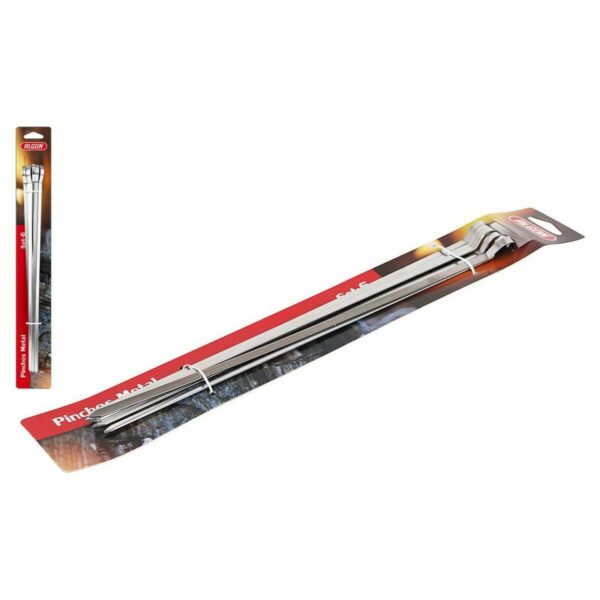 Grillspieß-Set Algon Metall 6 Stücke (24 Stück) (33 cm x 6 mm) – Bild 2