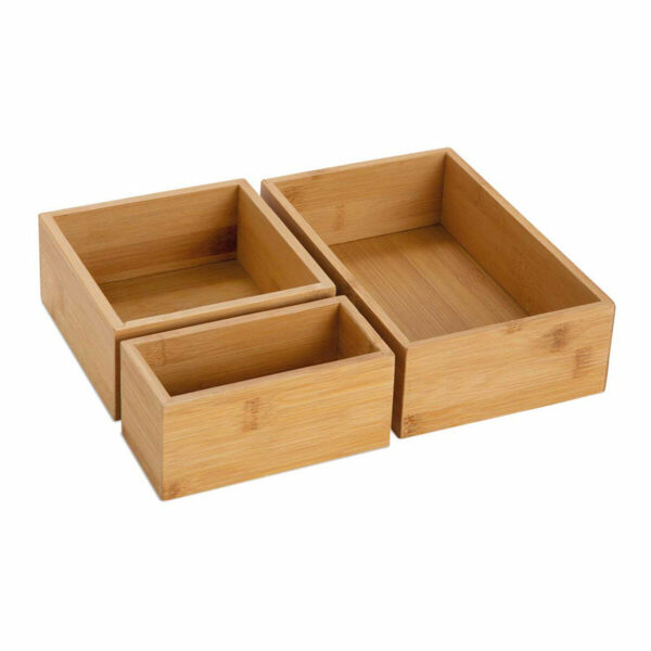 Aufbewahrungskästen Andrea House ax73022 Holz 30 x 23 x 7 cm