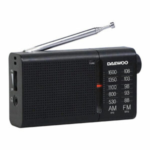 Tragbares Radio Daewoo Schwarz AM/FM