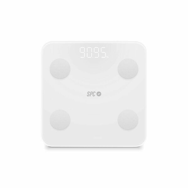 Digitale Personenwaage SPC ATENEA FIT 3 Weiß Verre trempé 180 kg 150 kg 1,5 Kg