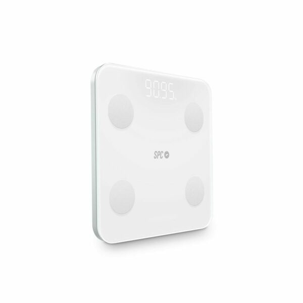 Digitale Personenwaage SPC ATENEA FIT 3 Weiß Verre trempé 180 kg 150 kg 1,5 Kg – Bild 3