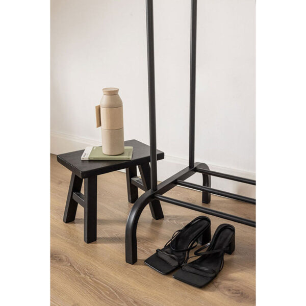 Hattestativ Newlux Hangy Duo 30 Schwarz Metall 115 x 50 x 150 cm – Bild 3