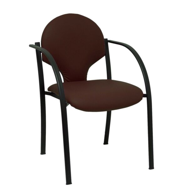 Empfangsstuhl Piqueras y Crespo 220PTNSP463 Dunkelbraun – Bild 2