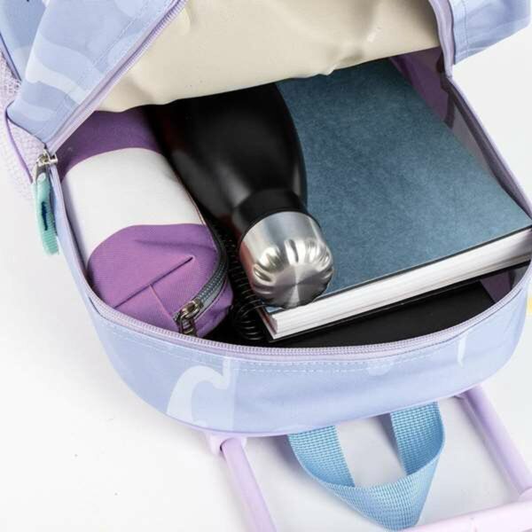 Schulrucksack 3D mit Rädern Frozen Blau Lila 25,0 x 31,0 x 10,0 cm – Bild 3