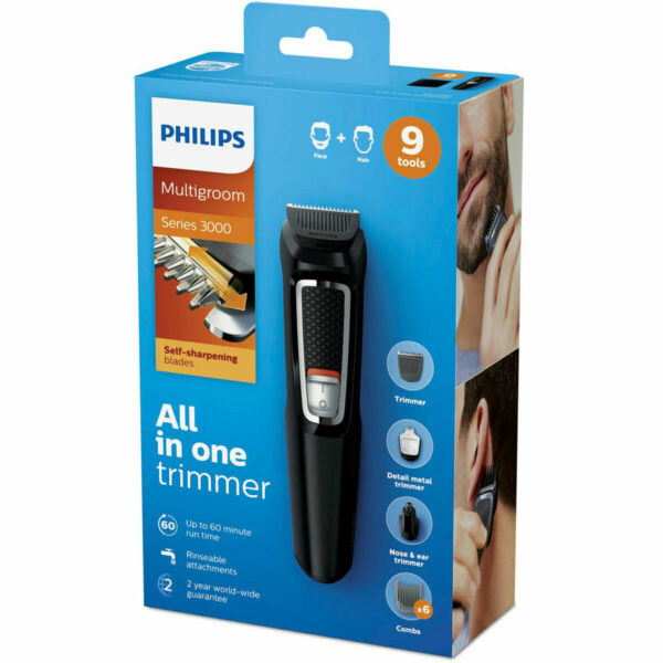 Wiederaufladbarer Elektrorasierer Philips Cara y cabello 9 en 1 con 9 herramientas – Bild 2