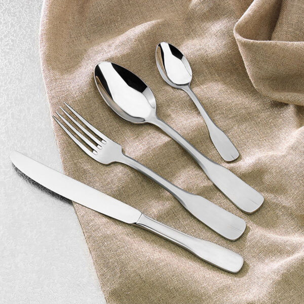 Dessertlöffel Set Amefa Vieux Paris Satine Metall Edelstahl 12 Stück – Bild 2