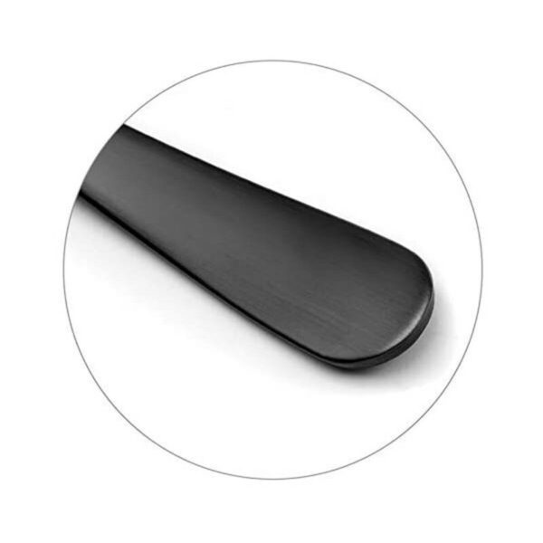 Dessertlöffel Amefa Austin Schwarz 18,5 cm 18,5 cm - 2,5 mm 12 Stück – Bild 2