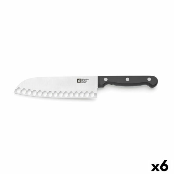 Santokumesser Richardson Sheffield Artisan Schwarz Metall (17,5 cm) (Pack 6x) – Bild 2