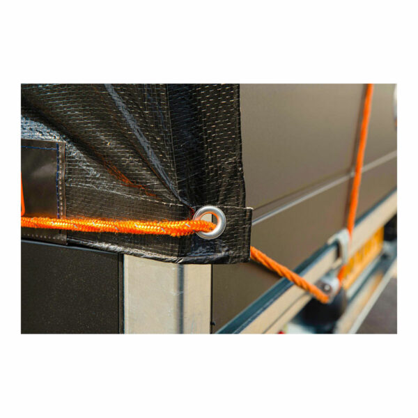 Anhängerabdeckung Black & Decker Schwarz 3 x 4 m – Bild 4