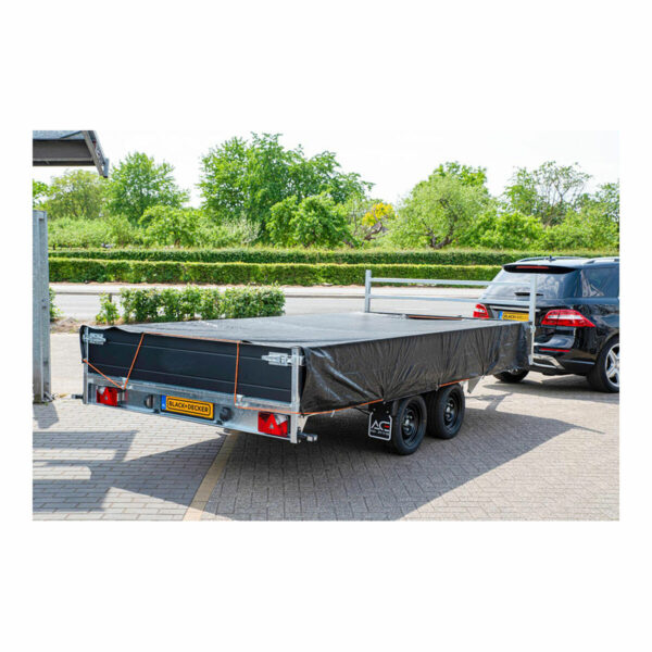Anhängerabdeckung Black & Decker Schwarz 3 x 4 m – Bild 7
