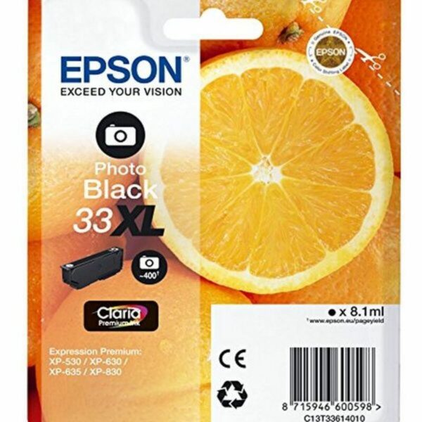 Original Tintenpatrone Epson C13T33614012 Schwarz – Bild 3
