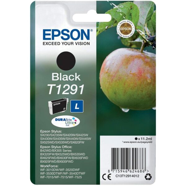 Original Tintenpatrone Epson SX 235W/420W/425W/BX305F/320FW Schwarz (10 Stück) – Bild 2