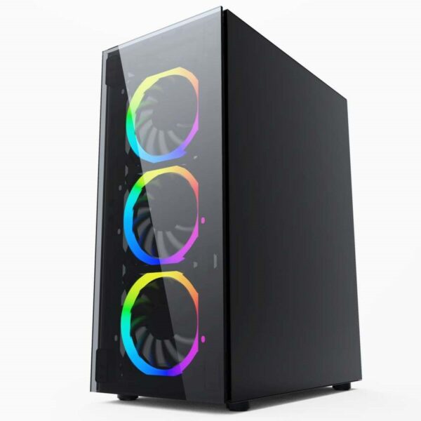 ATX Semi-Tower Gehäuse GEMBIRD CCC-FC-1500RGB Schwarz – Bild 3