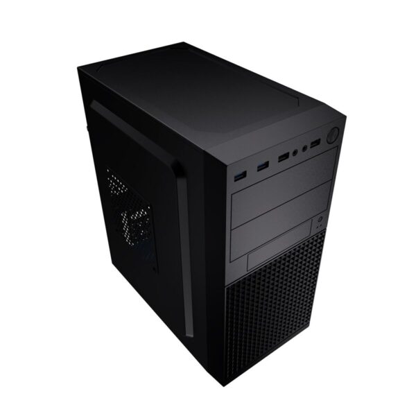 Externe Box GEMBIRD Fornax K300 Schwarz Mini-ITX mATX Mini-Tower – Bild 5