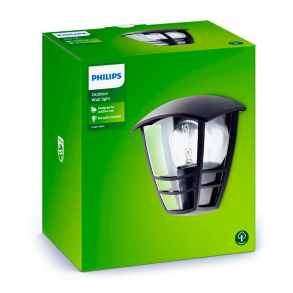 Wandleuchte Philips 15387/30/16 Schwarz Aluminium 60 W E27 – Bild 2