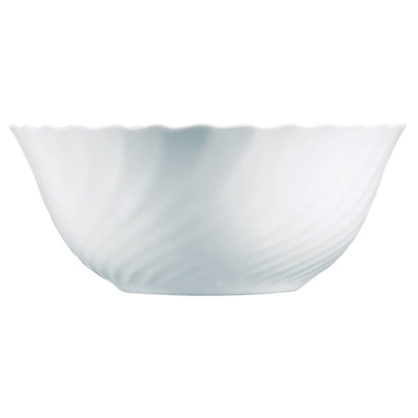 Salatschüssel Luminarc Trianon Weiß Glas (24 cm) (6 Stück) – Bild 3
