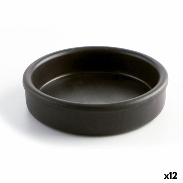 Kochtopf Quid Barro Lux Schwarz aus Keramik Ø 14 cm (12 Stück)