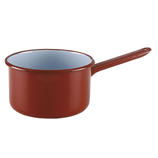Kasserolle Quid Clasico Esmalte Granatrot Metall Stahl Ø 14 cm (12 Stück) – Bild 3