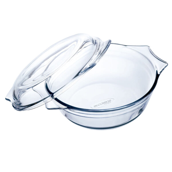 Ofenschüssel Ô Cuisine Ocuisine Vidrio Durchsichtig Glas 27 x 24 x 11 cm mit Deckel (3 Stück) – Bild 2