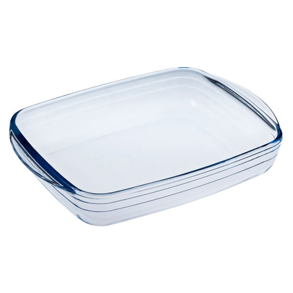 rechteckige Backform Ô Cuisine Ocuisine Vidrio Durchsichtig Glas 23 x 15 x 5 cm rechteckig (6 Stück) – Bild 2