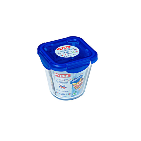 Lunchbox hermetisch Pyrex Cook & go Durchsichtig Glas (800 ml) (6 Stück) – Bild 2