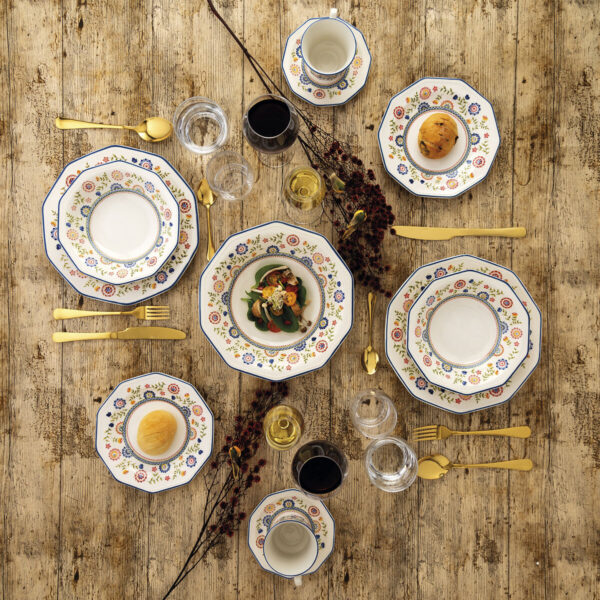 Suppenteller Churchill Bengal aus Keramik Porcelæn (Ø 20,5 cm) (6 Stück) – Bild 3