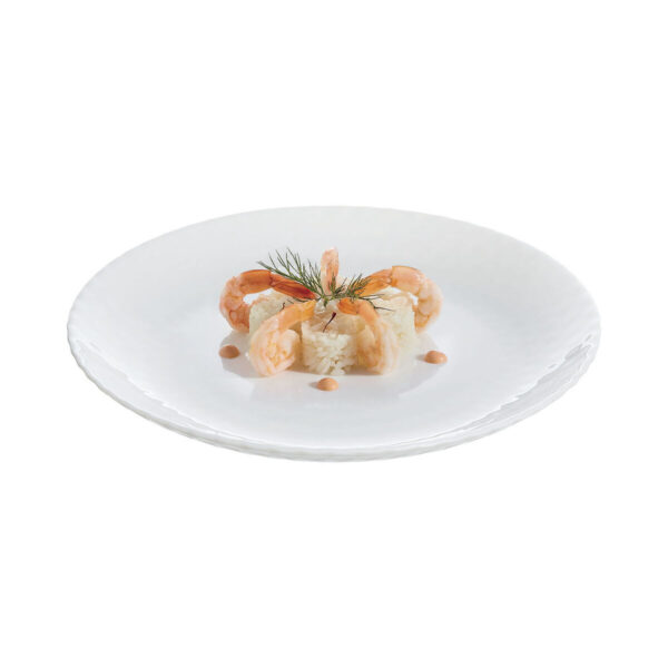 Dessertteller Luminarc Pampille Weiß Glas (19 cm) (24 Stück) – Bild 2