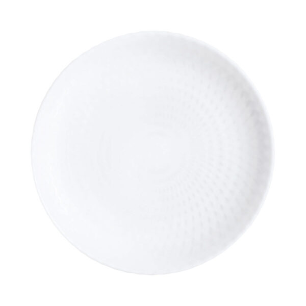 Dessertteller Luminarc Pampille Weiß Glas (19 cm) (24 Stück) – Bild 3