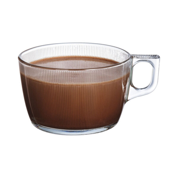 Kop Luminarc Stripy groß Durchsichtig Glas (500 ml) (6 Stück) – Bild 3