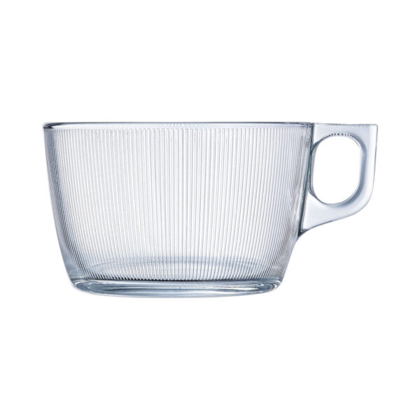 Kop Luminarc Stripy groß Durchsichtig Glas (500 ml) (6 Stück) – Bild 2