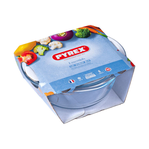 Topf mit Deckel Pyrex Essentials Durchsichtig 1,4 L (3 Stück) – Bild 3