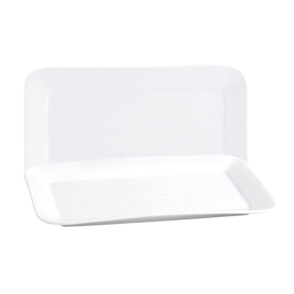 Kochschüssel Quid Basic rechteckig aus Keramik Weiß (25,9 x 15 cm) (6 Stück) – Bild 2