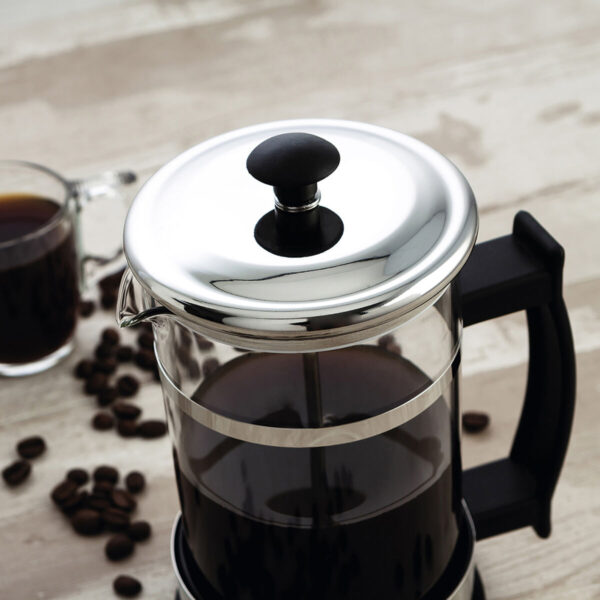 Kolben-Kaffeemaschine Quid Serenia Durchsichtig Glas Edelstahl 600 ml (6 Stück) – Bild 4